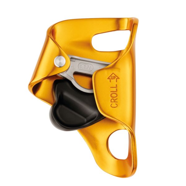 croll l petzl bloqueador ventral petzl espeleología y trabajos verticales