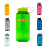 Nalgene 1 L Boca Ancha botella de agua resistente para montaña y escalada