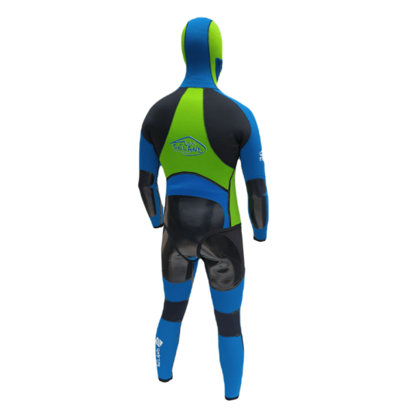 Bitet Verde Azul Seland neopreno barrancos barranquismo neopreno de hombre dos piezas
