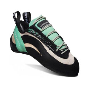 Miura Woman White Jade La Sportiva pies de gato técnico escalada rodellar placa escalada deportiva