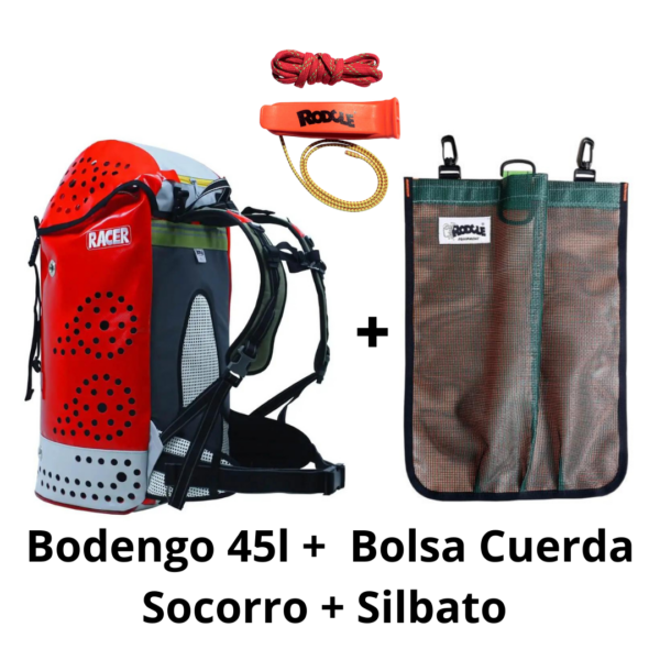 pack bodengo bolsa socorro y silbato rodcle