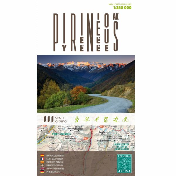 Mapa Turístico Pirineos