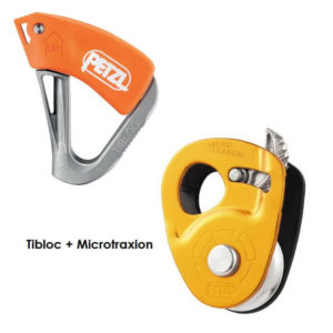 tibloc + micro traxion petzl