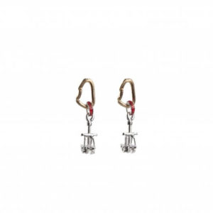 Pendientes Friend Rojo