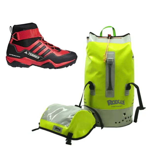 Terrex Hydro Lace + Chichin Lima pack oferta material de barranquismo oferta mochila y botas barranquismo