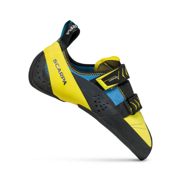 Vapor V Ocean Yellow scarpa pies de gato técnicos para placa escalada en roca