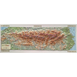 Mapa Pirineos 3D