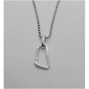 Colgante Mosqueton Colgante Mosqueton collar pulsera escalada montaña bisutería joyería plata