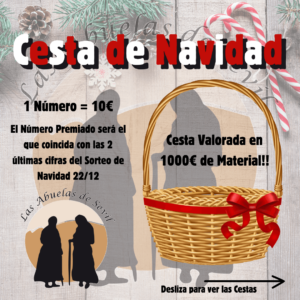 Cesta de Navidad Las Abuelas de Sevil cesta de material de montaña y escalada