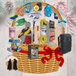 Cesta de Navidad Las Abuelas de Sevil cesta de material de montaña y escalada deportiva