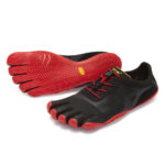 KSO Evo Black Red fivefingers calzado senderismo de montaña dedos