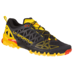 Bushido II Black Yellow La Sportiva calzado trail y trekking la sportiva hombre negro amarillo