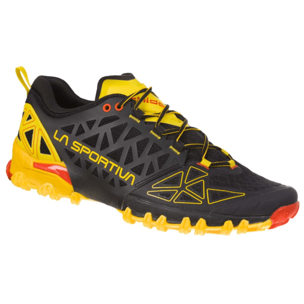 Bushido II Black Yellow La Sportiva calzado trail y trekking la sportiva hombre negro amarillo