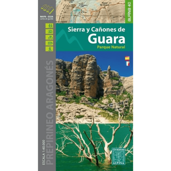 Mapa Sierra y Cañones de Guara Alpina