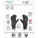 Geko Pulse Black Camp guantes de escalada en hielo y alpinismo