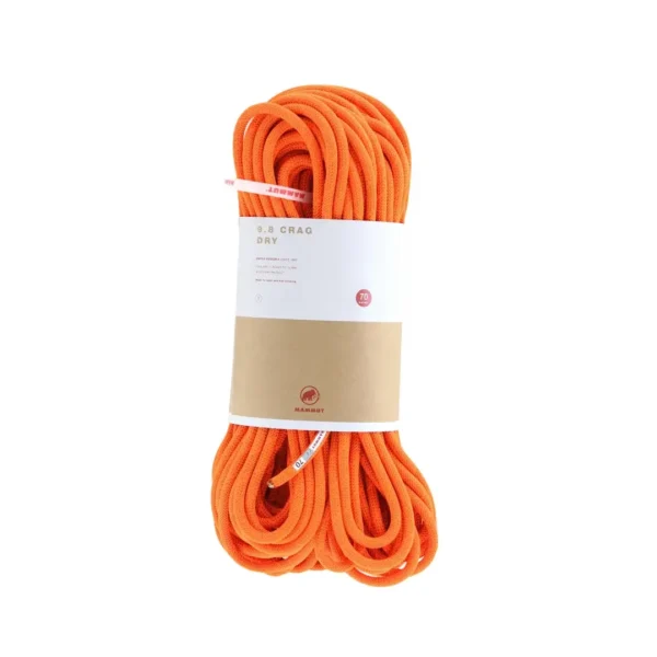 9.8 Crag Dry Mammut 70m cuerda de escalada deportiva