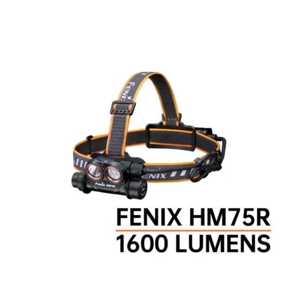 HM75R Fenix 1600lm frontal espeleo barranquismo
