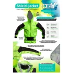 Shield Jacket CE4Y chaqueta impermeable barranquismo