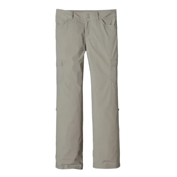 Ws Solimar Crema Patagonia pantalones ligeros mujer senderismo outlet oferta