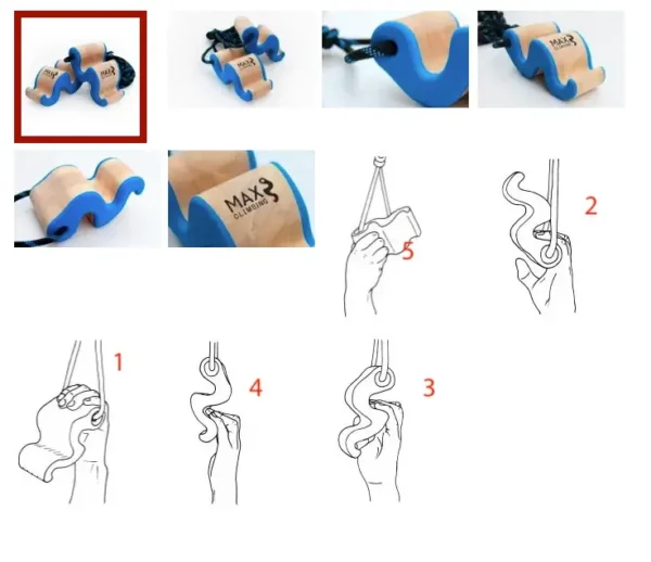 Maxgrip Hybrid Max Climbing entrenamiento escalada