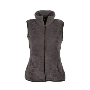 Clara Lhotse Anthracite chaleco mujer senderismo forro polar